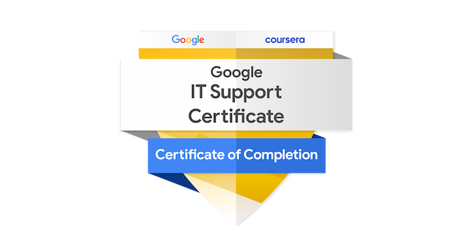Google IT Support Professional Certificate badge