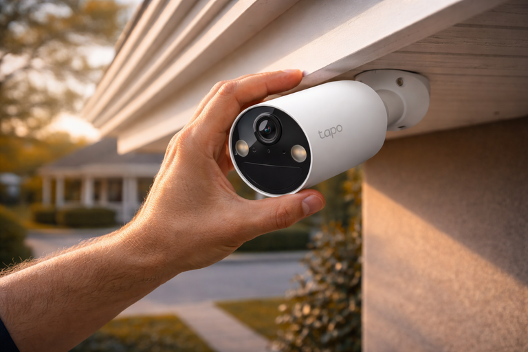 Security camera installation and setup service