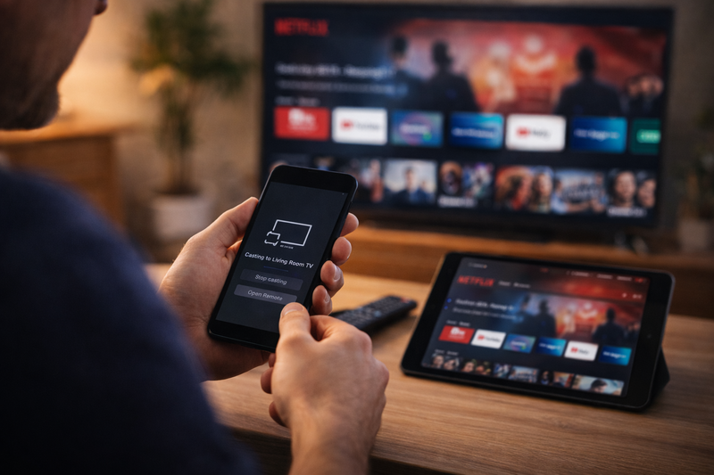 Phones tablets and smart TVs support service